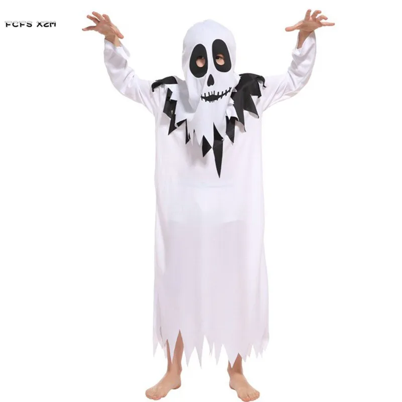 M-XL Children Hell Devil Fiend Cosplay Kid Halloween Ghost Scary Costume Carnival Purim Easter Stage Play Masquerade Party Dress