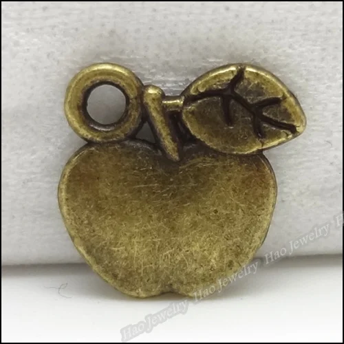 

130 pcs Vintage Charms Apple Pendant Antique bronze Fit Bracelets Necklace DIY Metal Jewelry Making