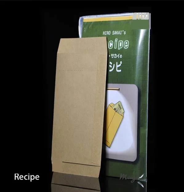 

Recipe By Hiro Sakai - Magic Trick,Paper Change Into Bill, Envelope Magic Props Japan Best Selling Magic Product,Gimmick