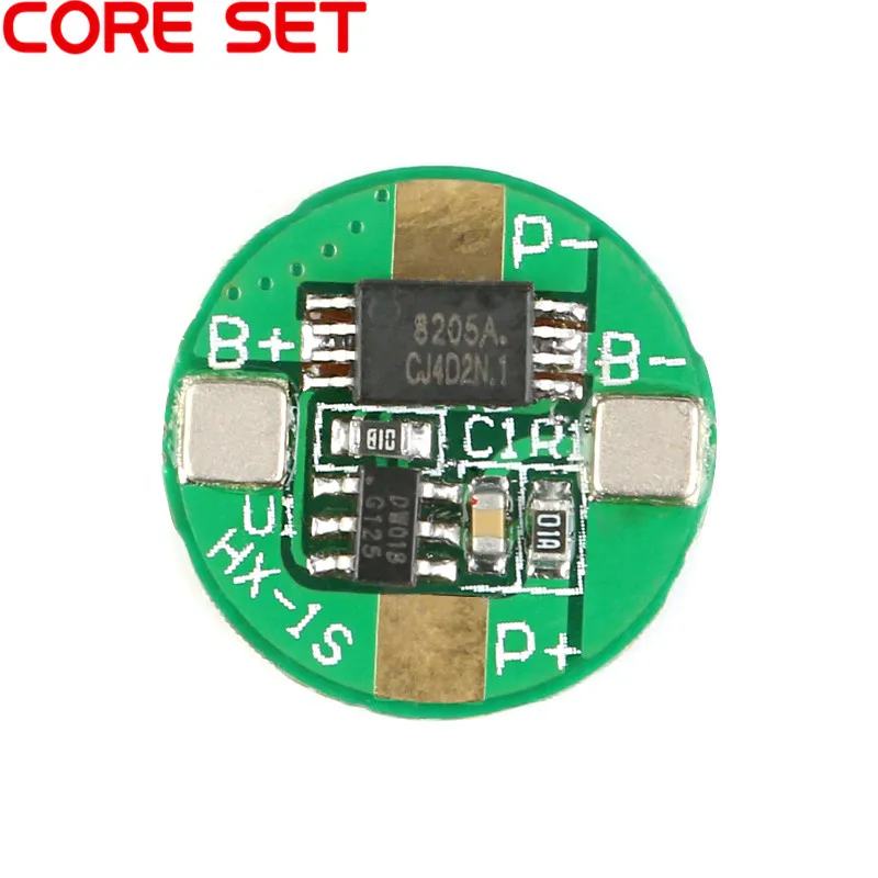 2 قطعة 3.7 فولت 18650 لوح حماية 3.7 فولت 1S 2.5A BMS PCM PCB لوح حماية البطارية ل 3.7 فولت بطارية ليثيوم أيون خلية حزمة