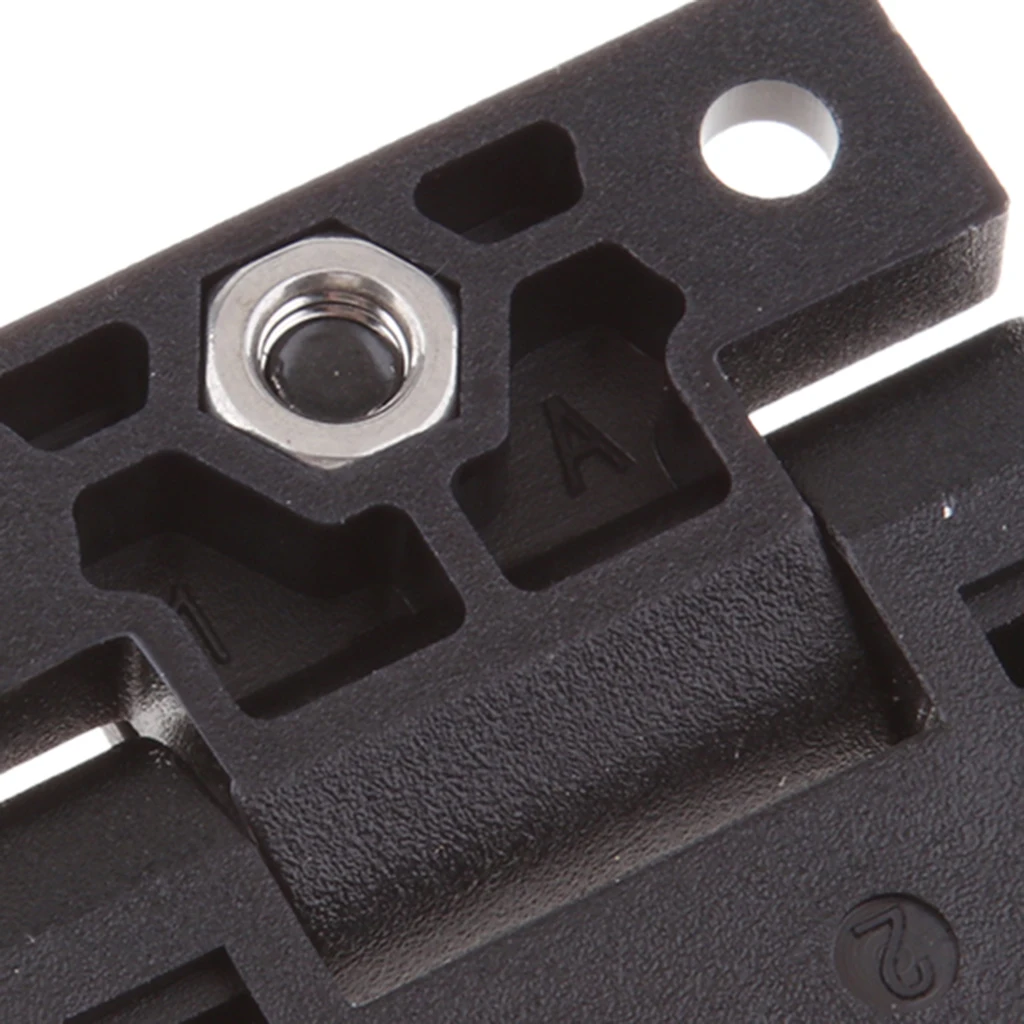 Plastic Position Control Hinge Replacement Southco E6-10-501-20 Adjustable Torque Hinge Bla 42x36x5mm Countersunk Holes Black