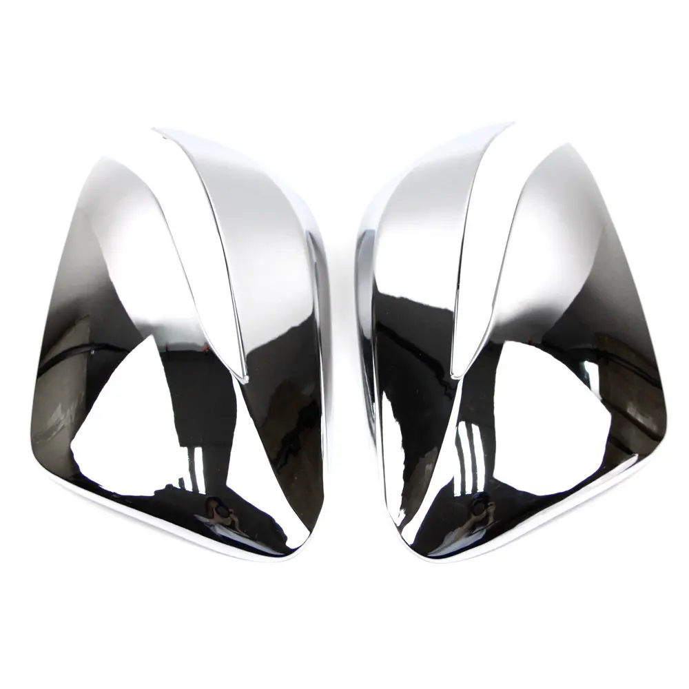 Rearview Side Wing Mirror Cover for Hyundai Santa Fe Sport 2013 2014 2015 2016 2017 2018 Exterior Molding ABS Chrome Trim