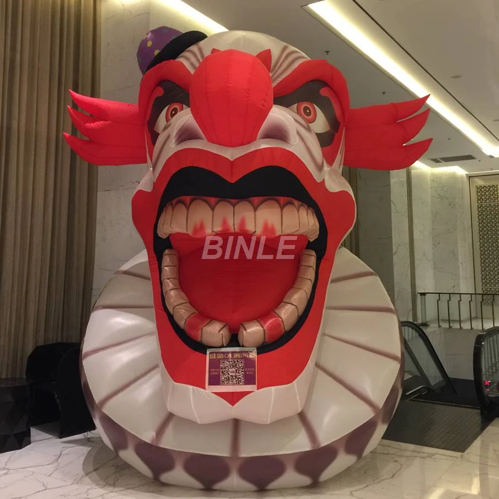 Hot Sale Party Favors Giant Inflatable Halloween Evil Clown Models For Decoration