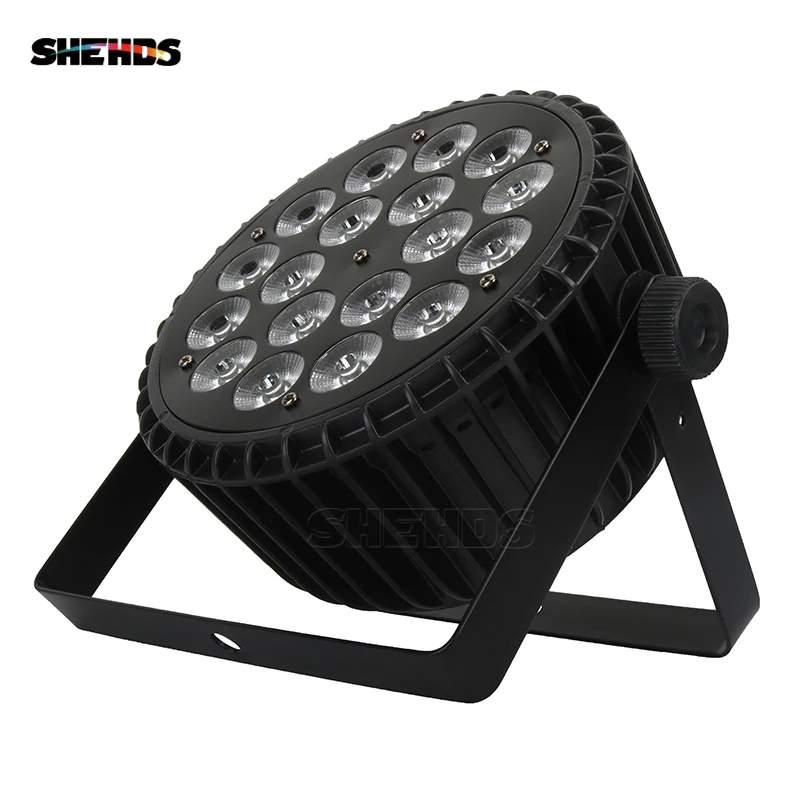 Sıcak Satış Alüminyum Alaşımlı LED Düz Par 18x12W ve 18x18W Işıklar 6IN1 LED Aydınlatma DMX512 Disko Işıkları Profesyonel Sahne DJ Ekipmanları