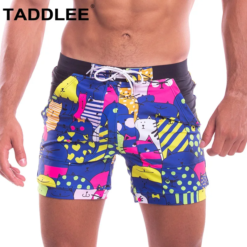 Taddlee – maillot de bain pour hommes, Boxer, coupe Sexy, culotte de Bikini, séchage rapide, pour Gay