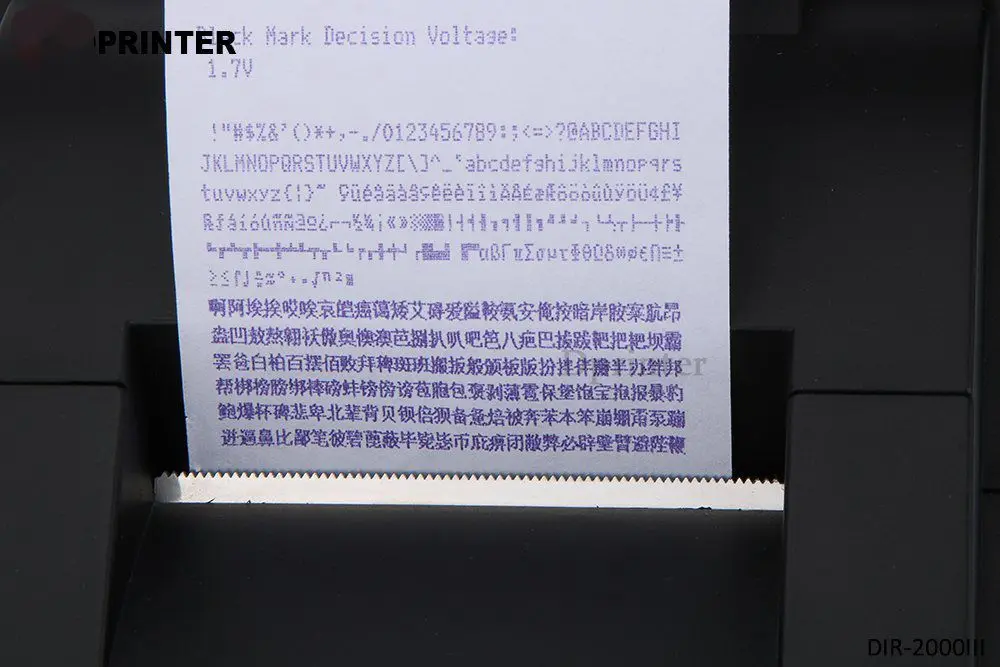 用紙幅 76mm シリアルポート + USB ポートブラックデスクトップドットマトリックスレシートプリンター、