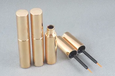 wholesale 8ml high-grade spray gold bottle, Eyeliner bottle, eyelash growth liquid bottle, liquid sub bottle, with fine brush