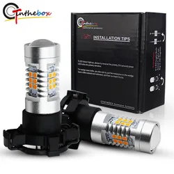 Amber Error Free PY24W LED Bulbs For BMW E90/E92 3 Series,F10/F07 5 Series, E83/F25 X3 E70 X5 E71 X6 Z4 Front Turn Signal Lights