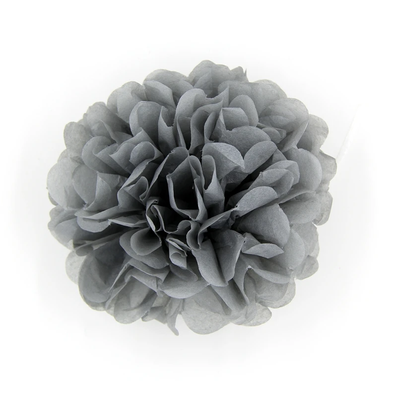 Sales Promotion 8\'(20cm) 1pcTissue Paper Pom Poms Wedding Party Decor Paper Flower For Wedding Decoration /Garden Supplies
