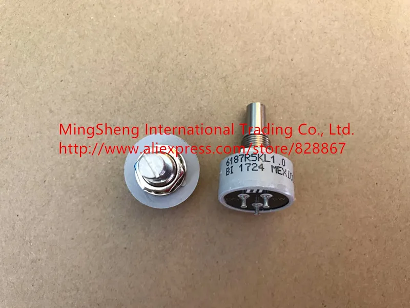 Original new 100% conductive plastic potentiometer single ring 6187R 5K 360 degrees unlimited (SWITCH)