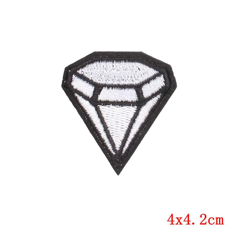 Star Sky Diamond Patches for Clothing Iron Embroidered Sewing Applique Cute on Fabric Badge New DIY Apparel Accessori Decoration