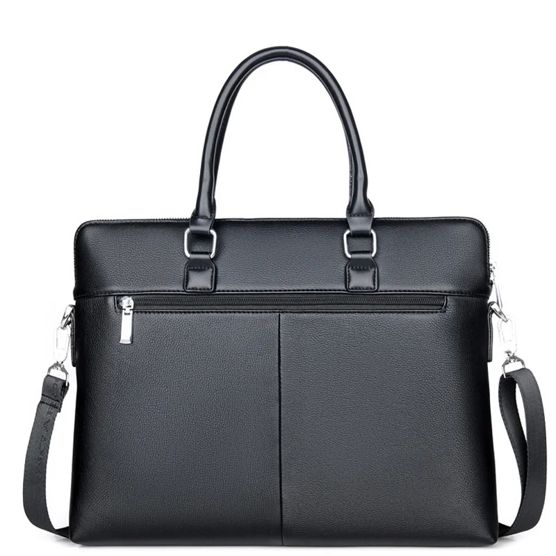 Black Work Hand Business Office Male Messenger Bag Men Briefcase For Document Laptop Computer Handbag A4 Partfel Portfolio 2020