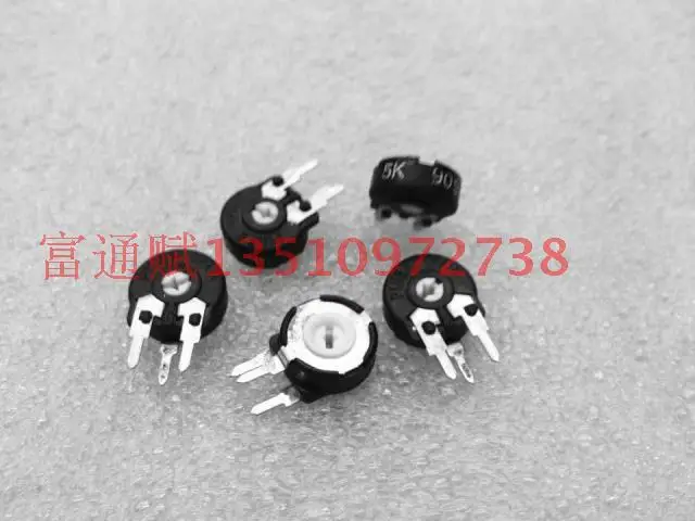 [VK] original Spain potentiometer adjustable resistance PT10-503 diameter 10mm 50K vertical arrow hole switch