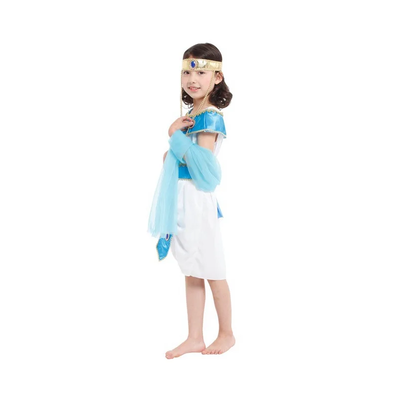 Ägyptische Cleopatra Cosplay Kostüm Kinder Mädchen Ägypten Prinzessin Kleid Halloween Weihnachten Maskerade Kinder Cosplay Kleidung