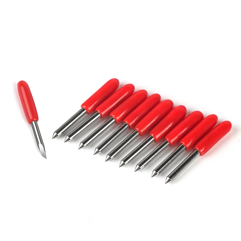 10pcs 45 degree summa D blade cutting plotter vinyl cutter blade summa needle knife tool cutter In Stock Fast Shipping