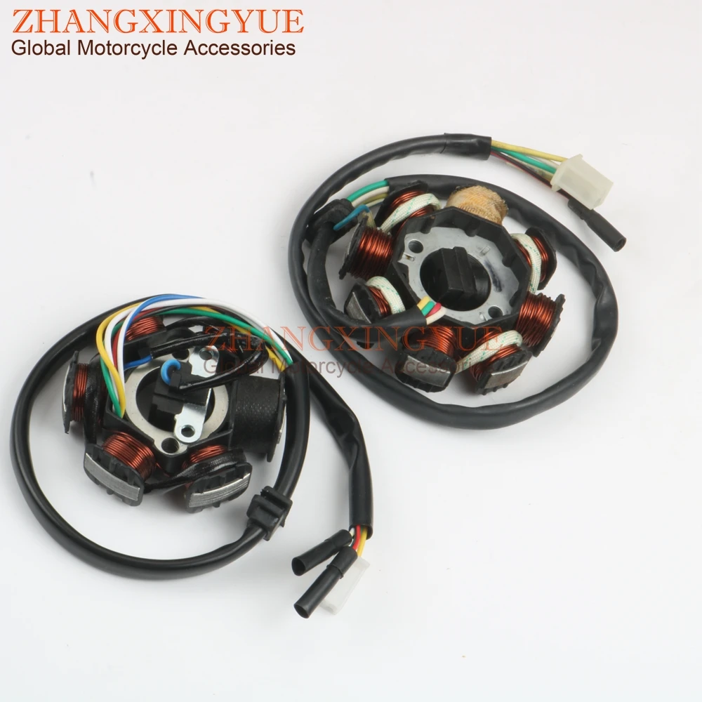 Scooter Ignition Stator 6-8 coils for SUNL SL150-6 SL150-18B 150cc GY6 125/150 152QMI 157QMJ 4-stroke