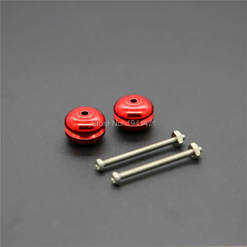 RFDTYGR 4Pcs Copper Colored Mass Damper Block Self-made Parts Tamiya Mini 4WD Copper Colored Mass Damper Block 94843/15392