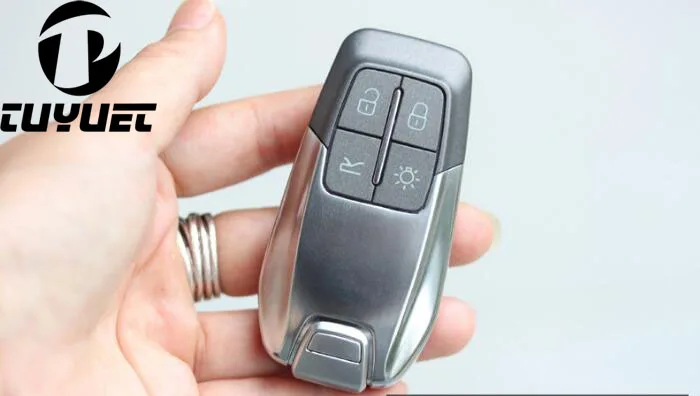 

4 Button Replacement Smart Remote Key Shell Case For Ferrari 488 With Insert Spare Key Blade Fob Key Cover