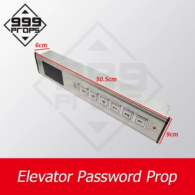 Elevator prop live escape room game elevator prop input correct password to unlock room escape devices