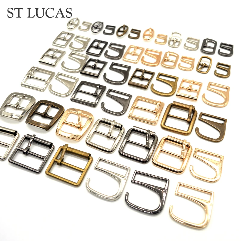 8 sets metal buckle with 9 hooks for Mending shoes bag Belt Buckles decoration DIY shoes Accessories Sewing