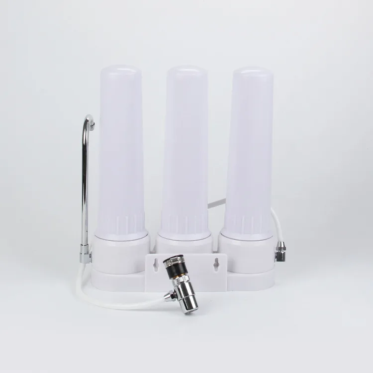インテリジェント3ステージカウンター浄水器,キッチンウォーターフィルター,デスクトップウォーターソリューション,ユニバーサルコネクターによる水処理