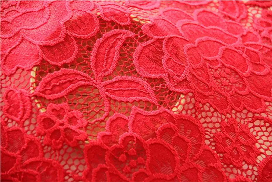 Women Soft Stretch Lace Fabric High-end Autumn and Winter Dresses Fashion Dress Shirt Bottoming Shirt Fabric RS999
