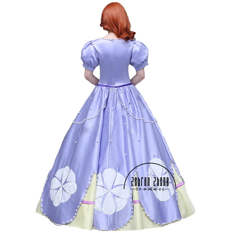 New Arrival Sofia Cosplay Costume Dress For Halloween Party Costume Clothes Fantasia Dress image 2