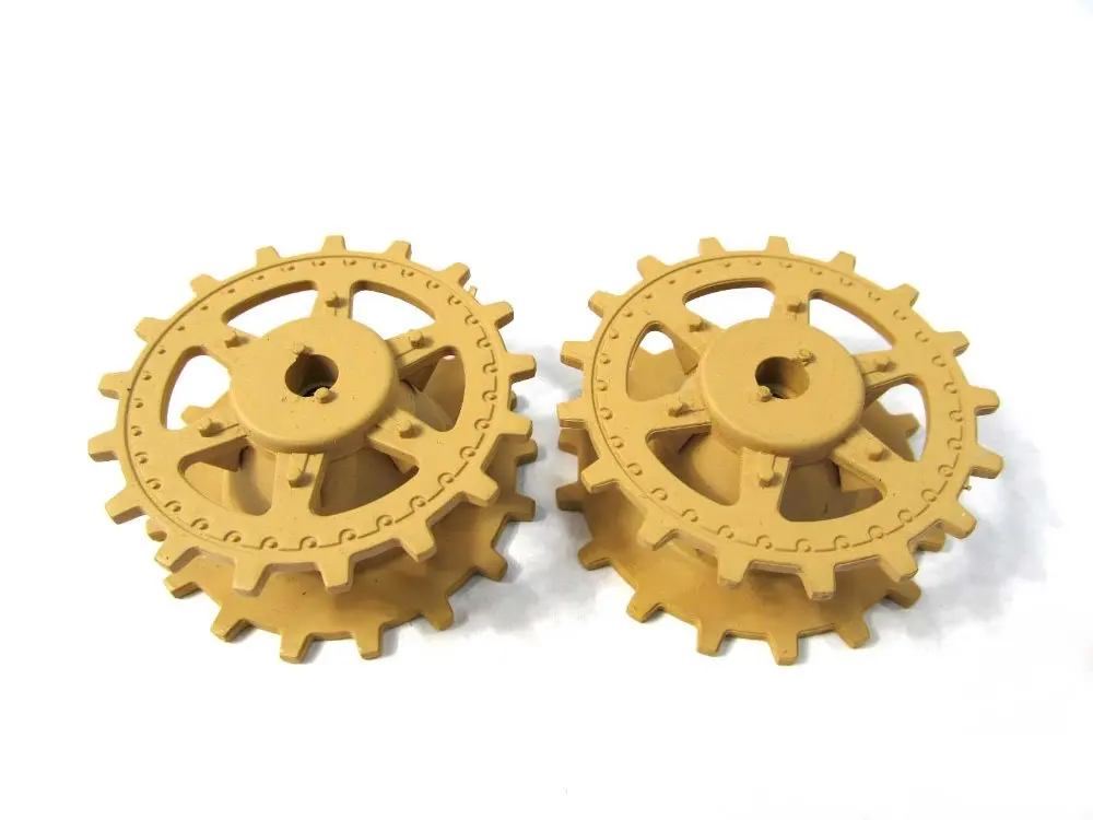 Henglong plastic sprockets/driving wheels for 1:16 1/16 rc tank 3869/79-1 German Jagdpanther/ Panther G tank plastic parts spare