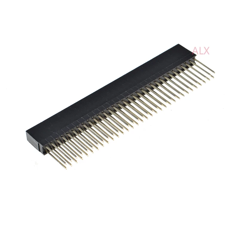 2PCS 2x32 PIN double Row Straight FEMALE PIN HEADER 2.54MM PITCH pin long 12MM Strip Connector Socket 2*32 64 PIN 2x32Pin pc104