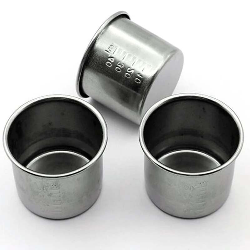 304 stainless steel medicine cup with scale10pc/lot