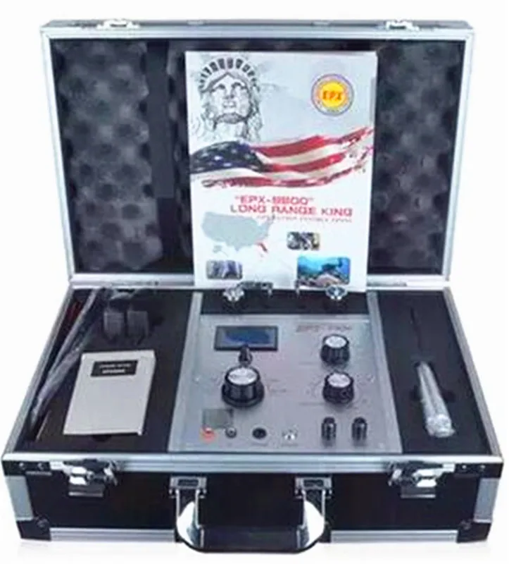 Remote Metal Detector EPX-9900 Detecting Gold, Silver, Copper and Sapphire Antennas Cross Searching for Metal Location