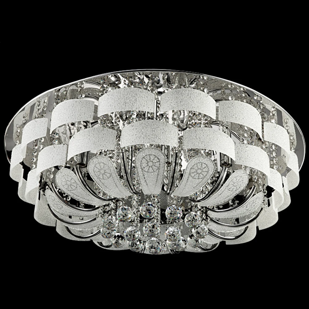 led e14 Stainless Steel Crystal Dimmable LED Lamp.LED Light.Ceiling Lights.LED Ceiling Light.Ceiling Lamp For Foyer Bedroom Hall