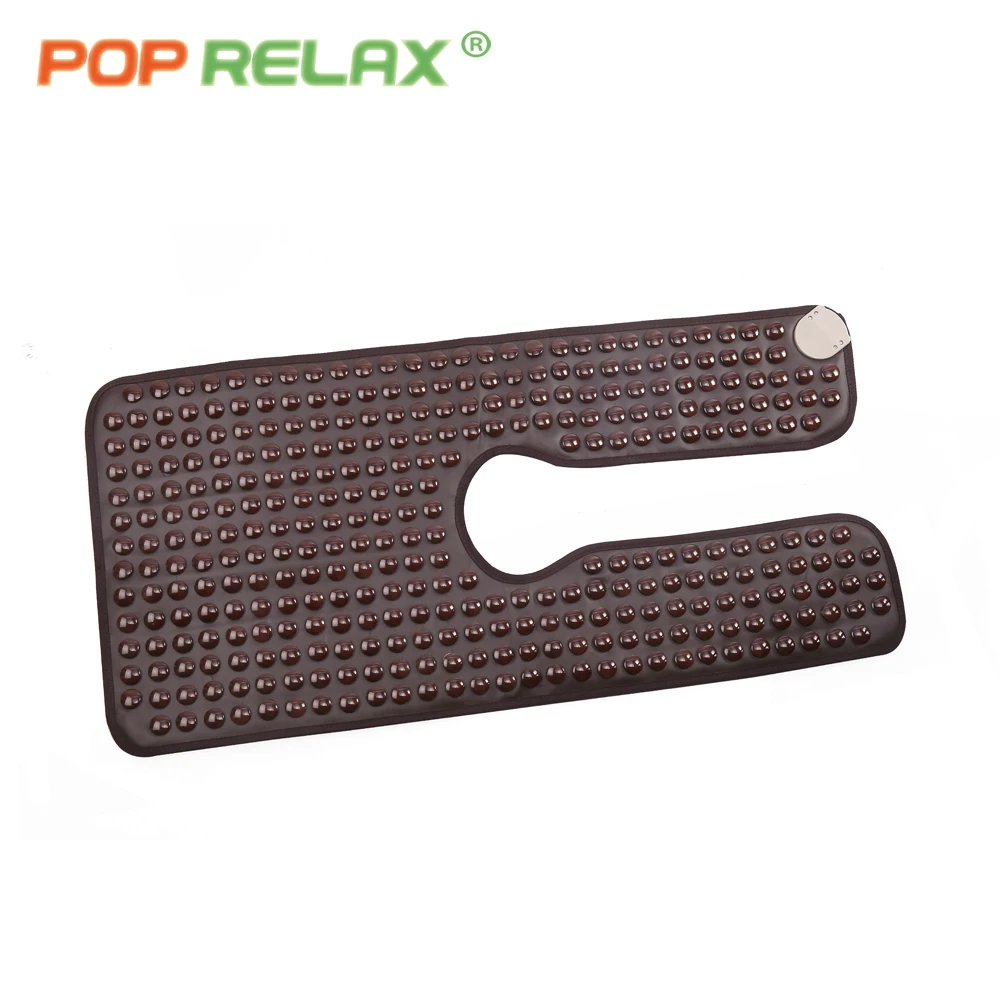 POP RELAX tourmaline cervical belt shoulder back neck pain relief infrared thermal heating therapy ion germanium stone waistcoat