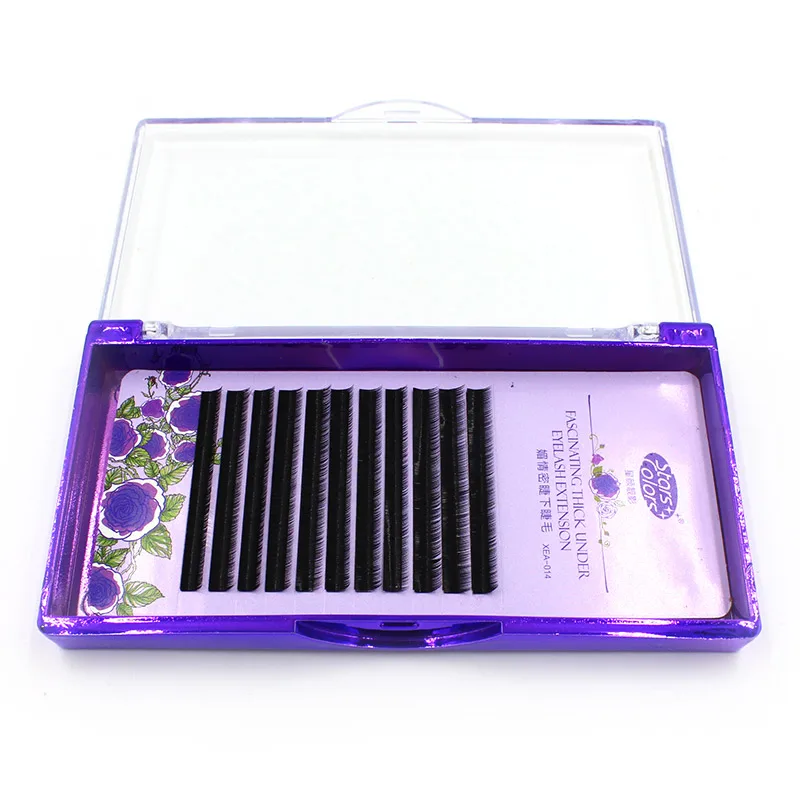 Professional individual Imitate Mink Lower Eyelashes 0.07mm 4mm Natural Under Low Lash Extension Makeup