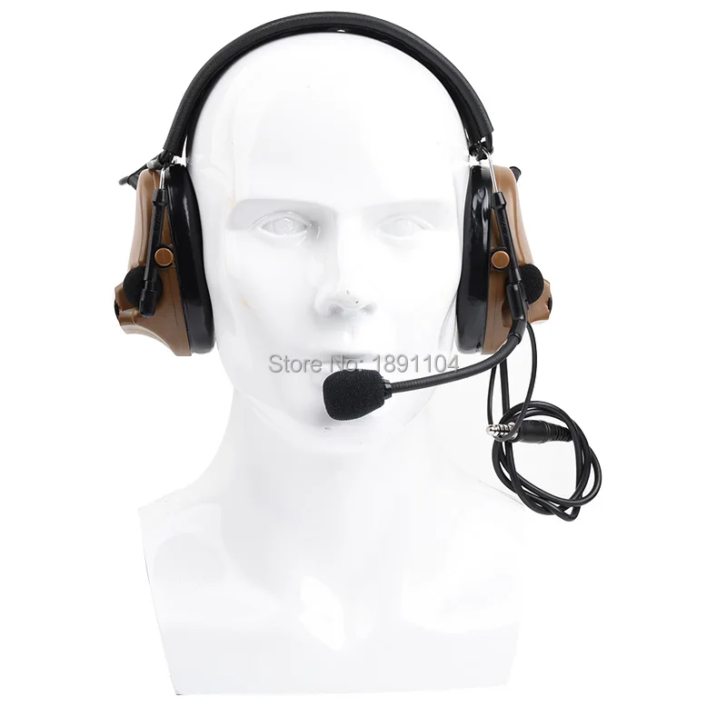 Z-TAC Comtac III Headset C3 Dual Channel Pickup Noise Reduction Headset Airsoft Hunting Earphone(Z051)