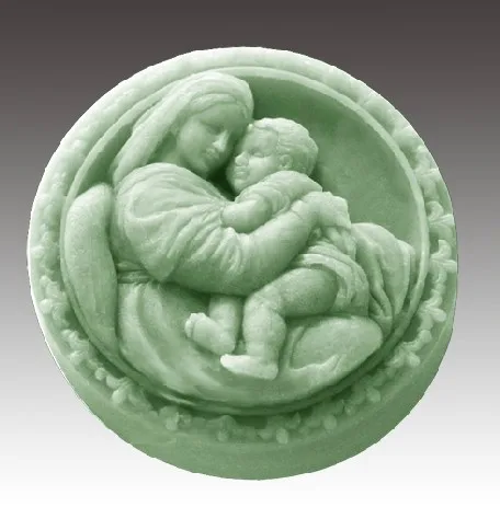 

Силиконовое мыло в форме Девы Марии