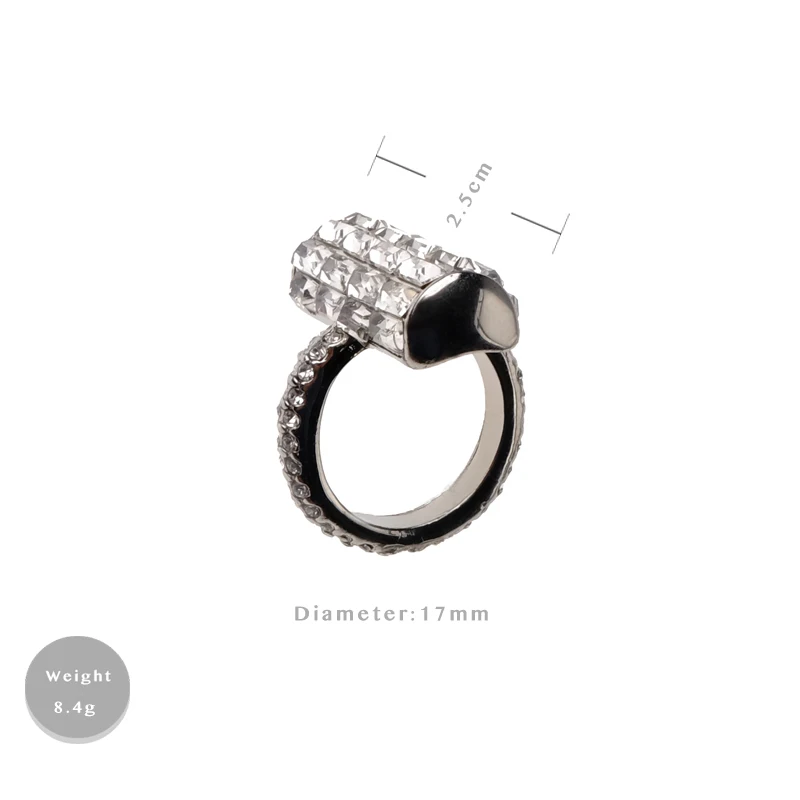 Amorita boutique fashion Delicate embellished ring