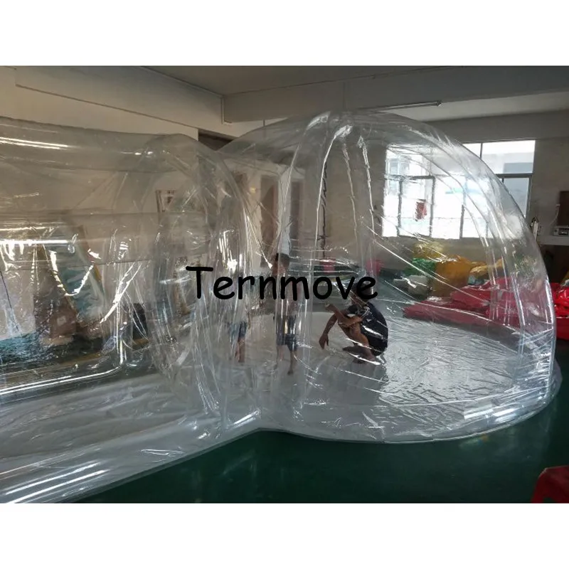 inflatable bubble tent,Outdoor Single Tunnel Inflatable dome Tent Camping Family (inflatable support),inflatable bubble room