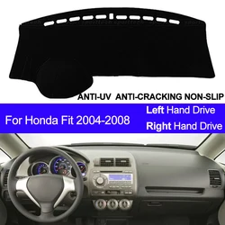 Car Dashboard Cover Dash Mat For Honda Fit 2004 2005 2006 2007 2008 Dashmat Pad Carpet Dash Board Cover Sun Shade Car Styling