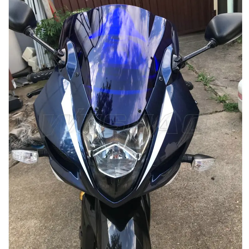 Motorcycle Double Bubble Windshield Windscreen Screen For 2003 2004 Suzuki GSX-R1000 GSXR1000 GSXR GSX-R 1000 K3 K4 Black