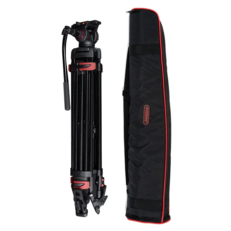 miliboo MTT609A Professional Heavy Duty Hydraulic Head Ball DSLR/Camera Tripod/Stand/support/bracket for Video Load 15 kg Max