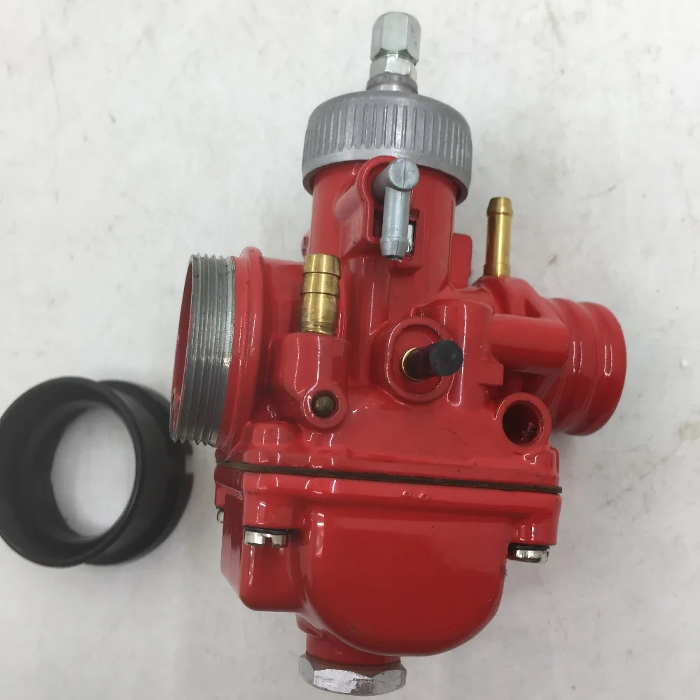 SherryBerg RED carburetor carb for Dellorto MODEL PHBG DS 21mm Racing w plastic cover manual Choke caraburettor vergaser + cover