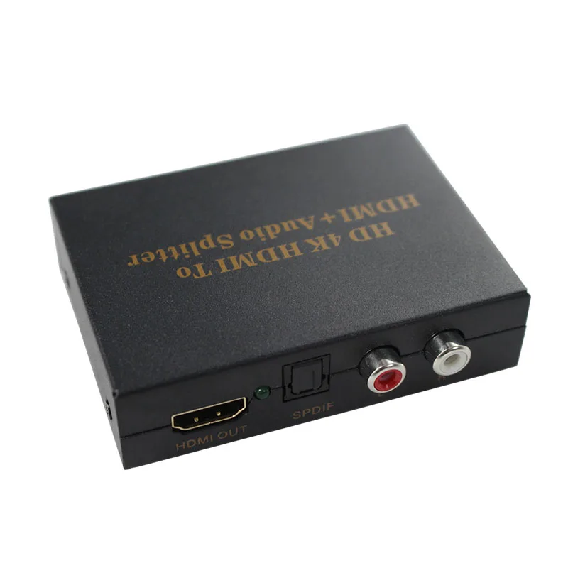 

1pcs HDMI to HDMI Audio Converter Box Audio Splitter with spdif pass/2.0ch/5.1 ch audio model Support 4k 2k