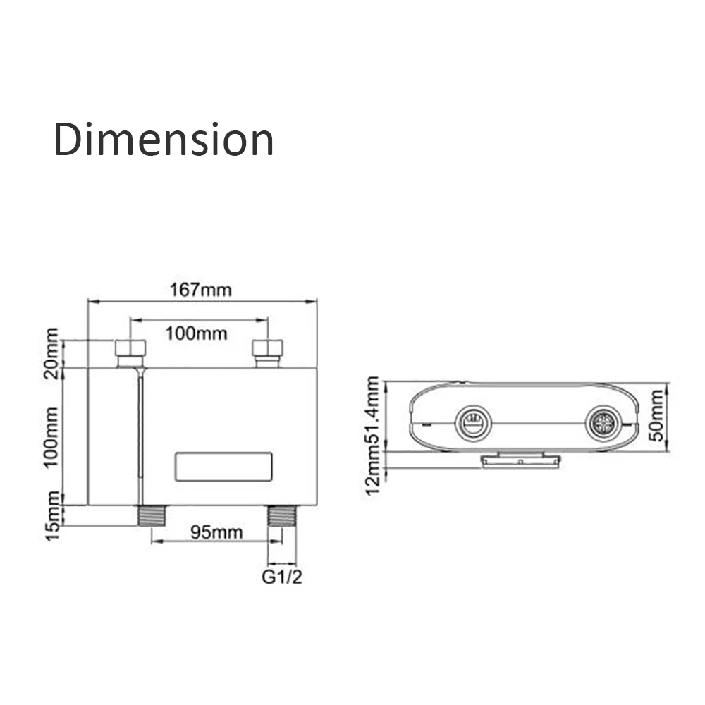 Thermostatic Valve Temperature  smart mixing valve for Water storage type electric water heate  Constant Water Mixers