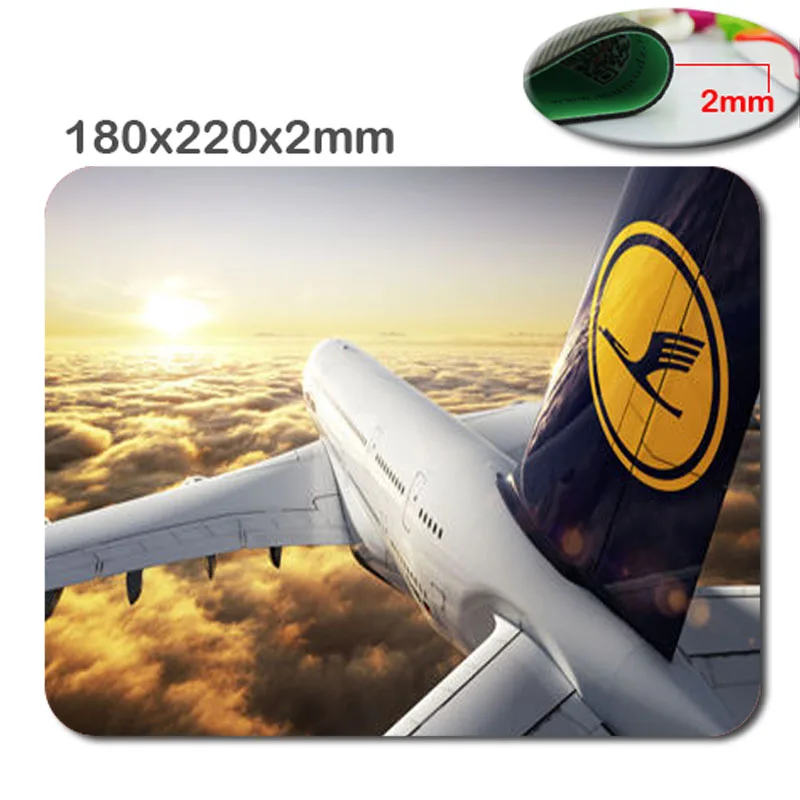 Plane in The Sky Cool Game Custom Large Mouse Mats Rubber Pad Your Desk Non-Skid Rubber Pad Cool Non-slip and Durable Mouse Pad