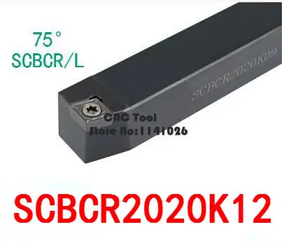 

Металлический токарный станок SCBCR2020K12, 20*20*125 мм, режущий инструмент, токарный станок с ЧПУ, токарные инструменты, внешний токарный инструмент, держатель s-типа, SCBCR/L