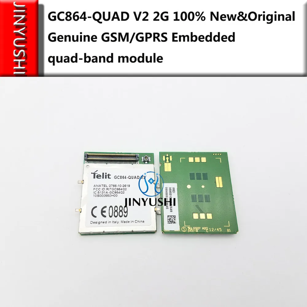 

JINYUSHI FOR GC864-QUAD V2 GC864 2G 100% New&Original Genuine GSM/GPRS Embedded quad-band module 1PCS Free Shipping