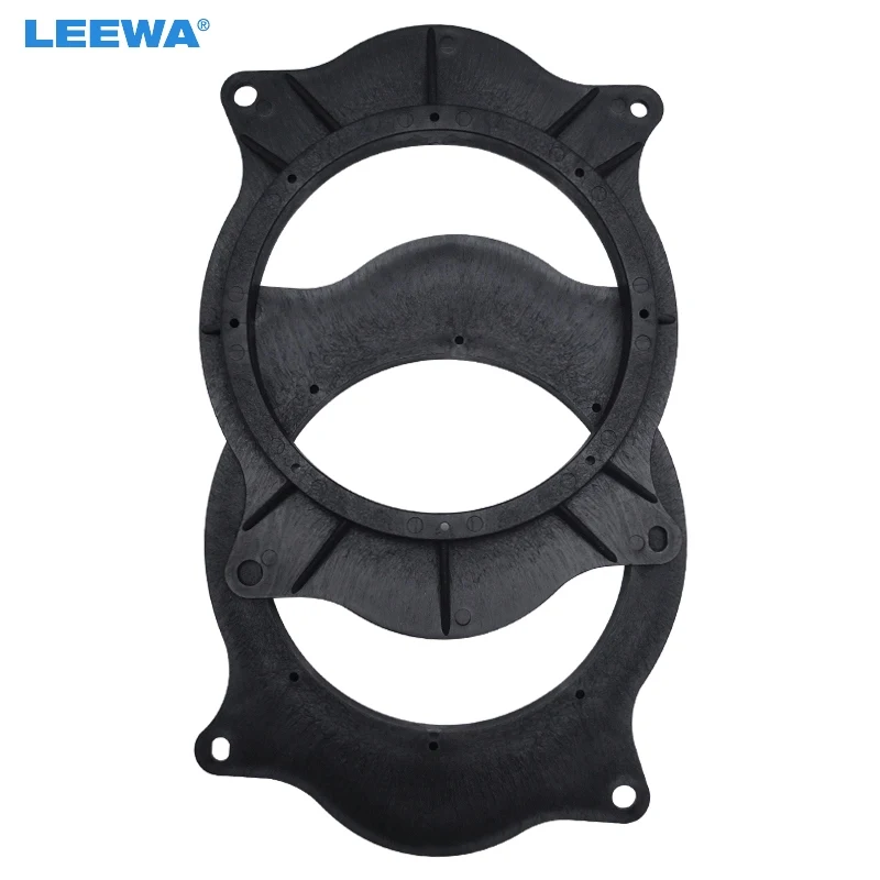 

LEEWA 2pcs Car Speaker Spacer Adapter Horn Pad For Toyota Camry/Corolla/Levin /Highlander Rear Platform Stereo Refitting Rings