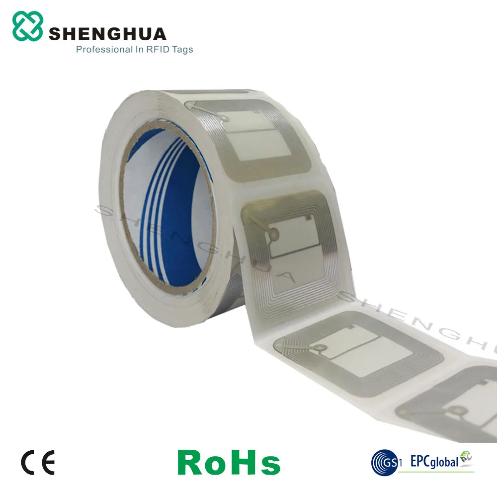 10pcs/pack New Programmable Adhesive Paper 13.56Mhz Passive RFID Library Writable ISO15693 Intelligent Tags