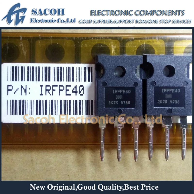 

New Original 10PCS/Lot IRFPE40 IRFPE40PBF or IRFPF40 or IRFPG40 TO-247 5.4A 800V Power MOSFET Transistor